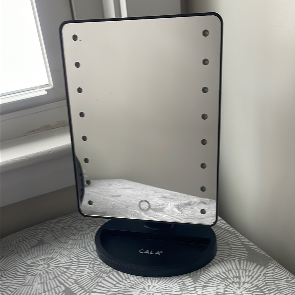 Black LED Vanity Mirror